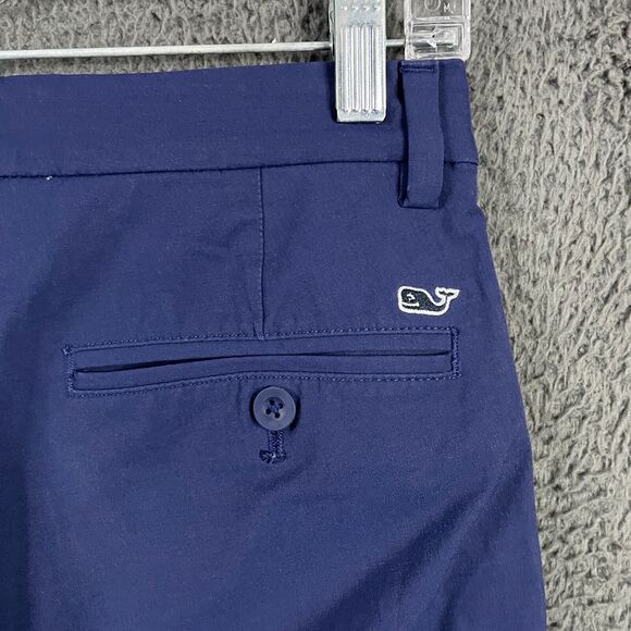 Vineyard Vines Pants Mens 28x32 Blue On The Go Slim Fit Performance Golf Stretch - Picture 8 of 14